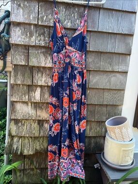 Angie floral maxi sundress M